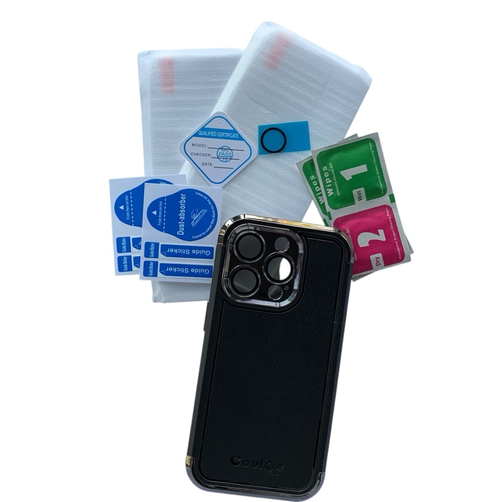 New iPhone phone case for iPhone 15 Pro 6.1 inches black